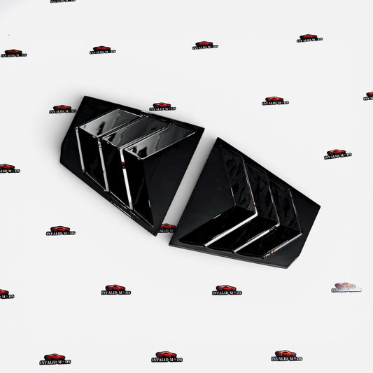Chevrolet Cruze Side Window Louvers | Gloss Black ABS | Compatible with 2009–2017 Cruze