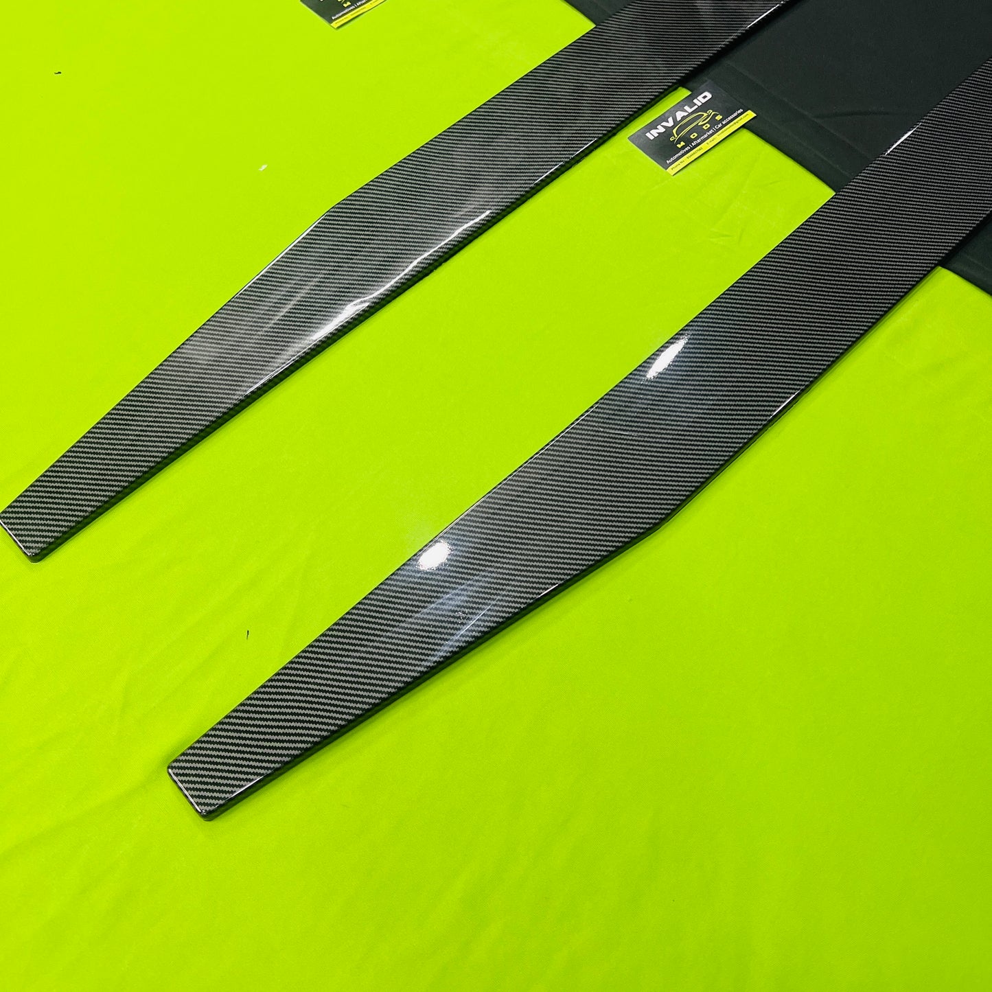 Universal 2 Pc Side Skirts Long | Carbon Fiber