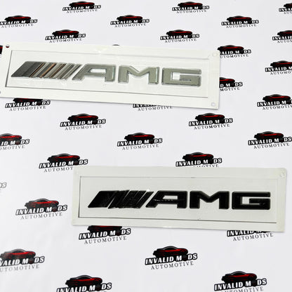 Mercedes-AMG Rear Trunk Logo | OEM-Design Premium Finish Emblem