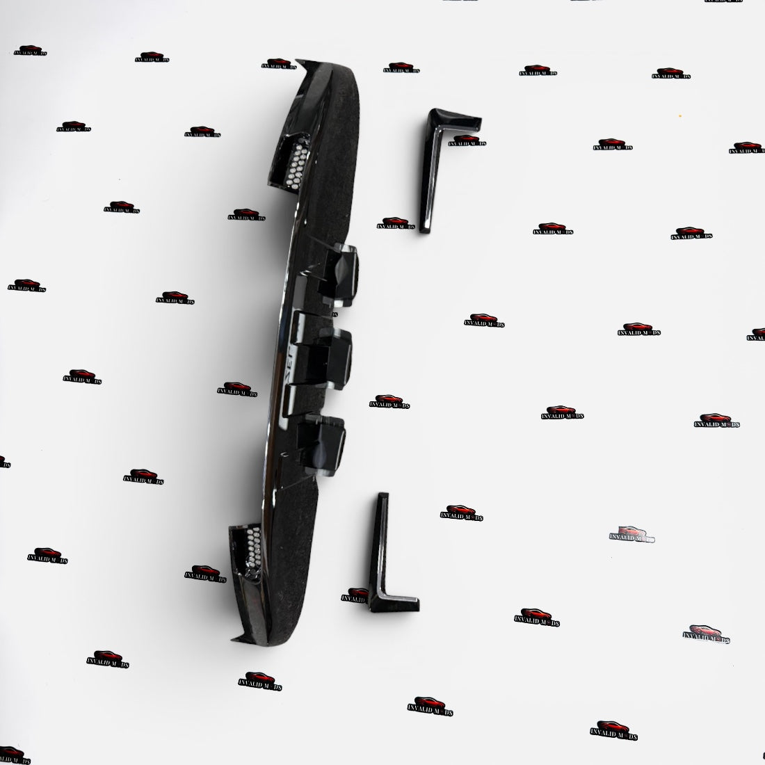 Land Rover Defender Front Splitter | Gloss Black Aerodynamic Front Lip Kit