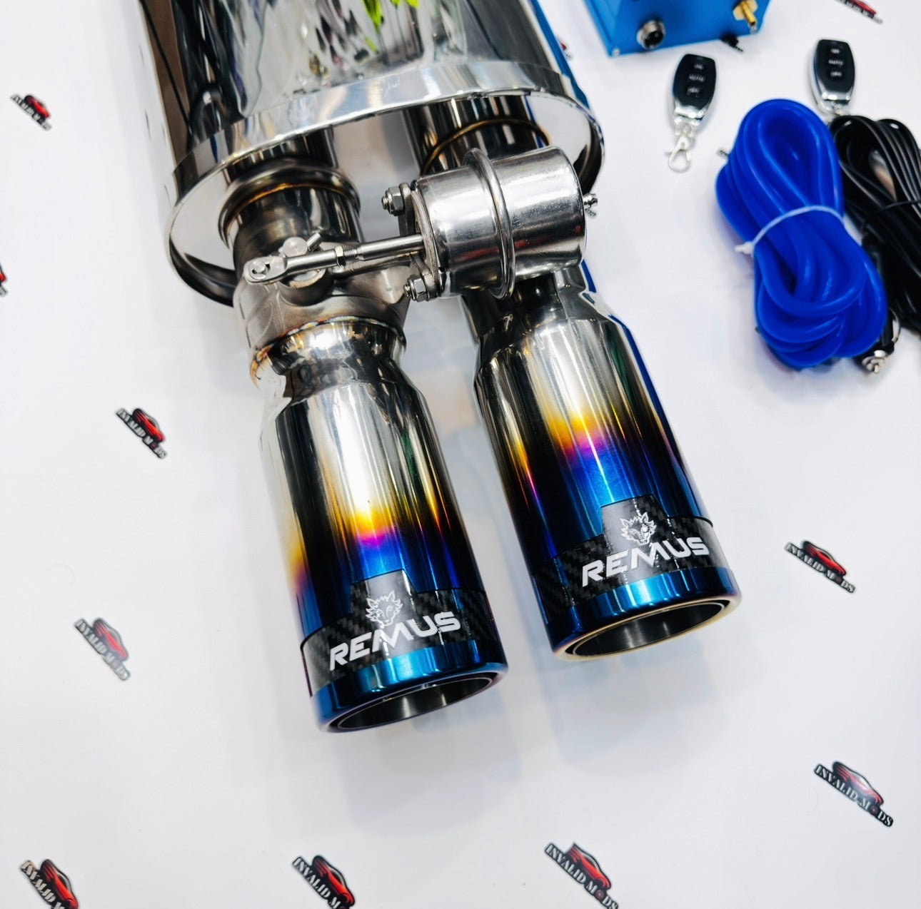 Remus Dual Tip Valvetronic Exhaust (Burnt)