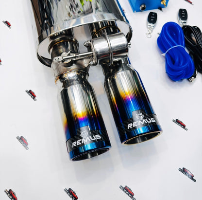 Remus Dual Tip Valvetronic Exhaust (Burnt)