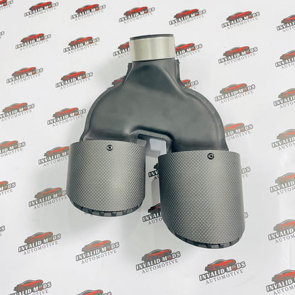 VTEN Premium Dual Exhaust Tips (Pair) for BMW 5 Series G60 & G68 | Imported Stainless Steel Exhaust Upgrade