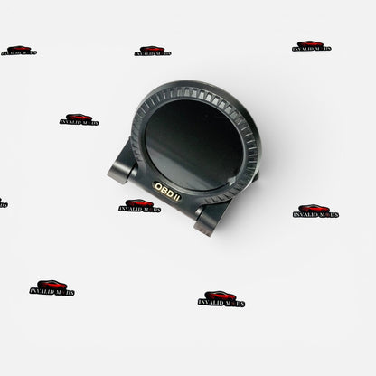 OBD Multi Function LCD Meter F-10 | Compact Round Smart Display