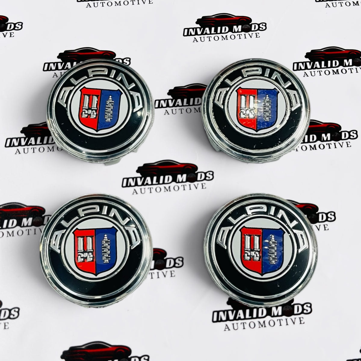 BMW Alpina-Style Wheel Center Caps Outer Diameter (69-mm) | Set of 4