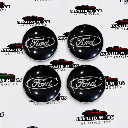 Ford Wheel Center Caps Set of 4 | Outer Diameter (54 mm)