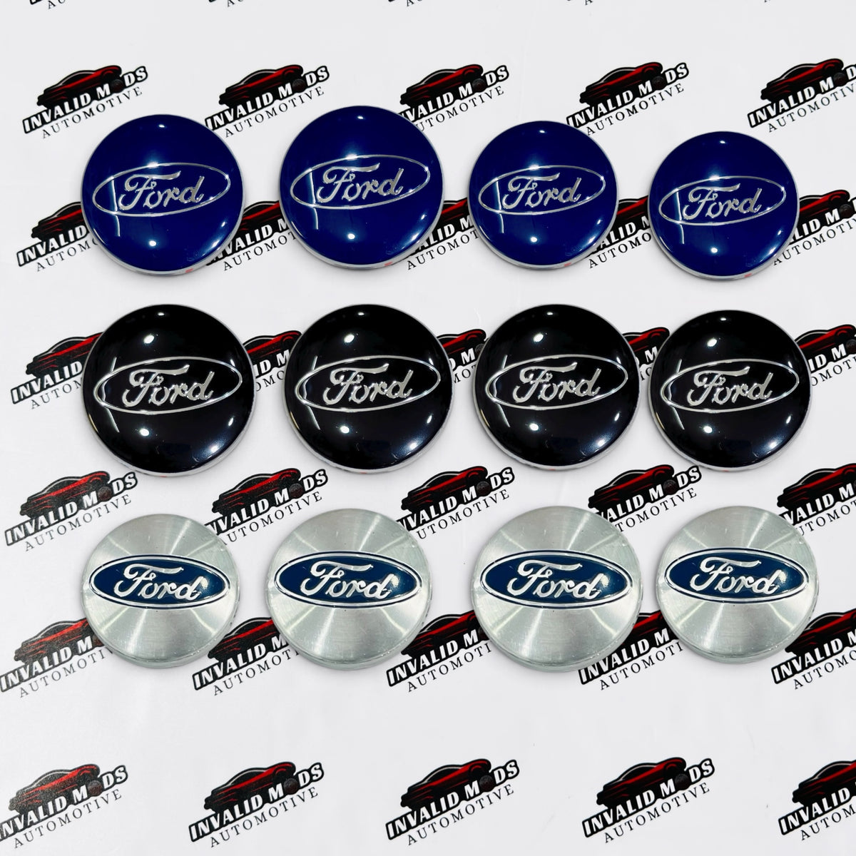 Ford Wheel Center Caps Set of 4 | Outer Diameter (54 mm)