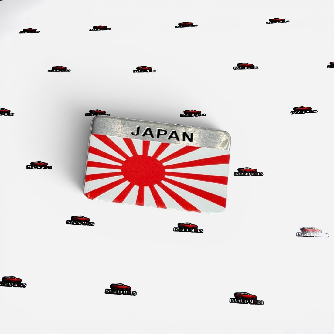 Premium Japan Metal Emblem Sticker – Universal Fit for Vehicles & Gear