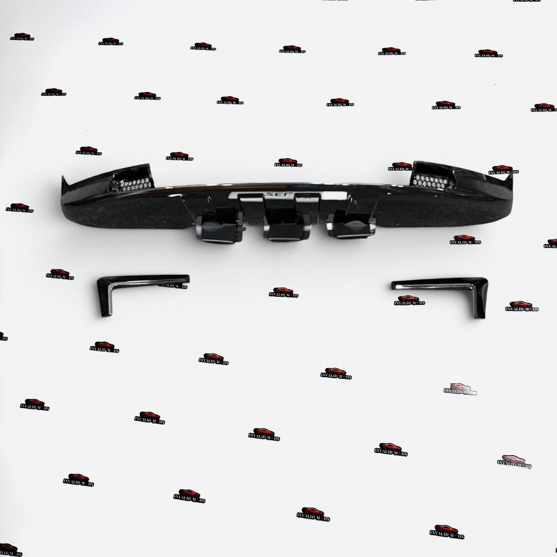 Land Rover Defender Front Splitter | Gloss Black Aerodynamic Front Lip Kit