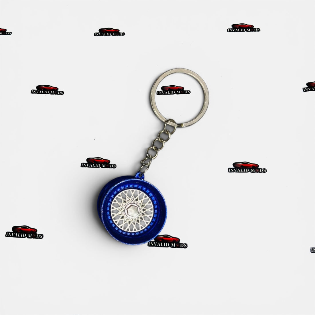 Alloy Wheel Rim Keychain | Premium Metal Automotive Keyring