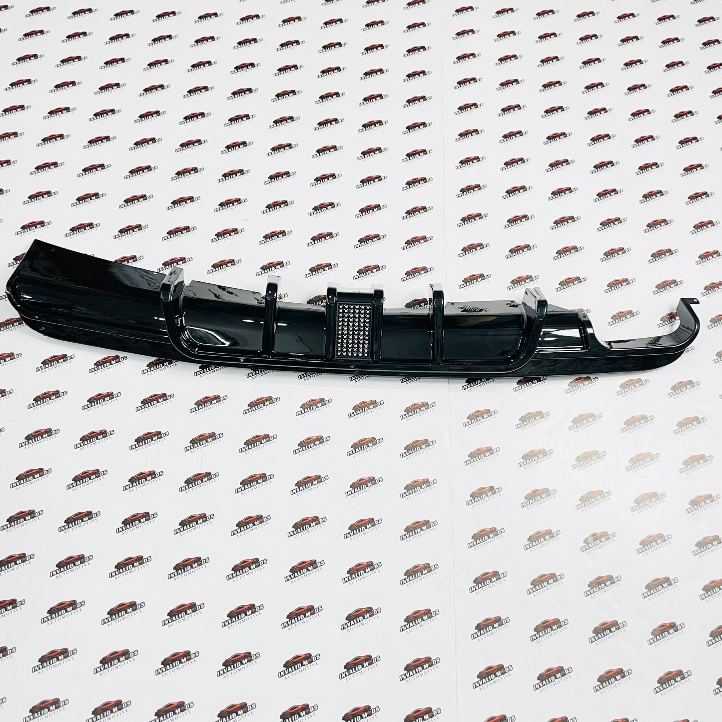 BMW E46 Rear Diffuser with F1-Style LED Light | Sporty ABS Bumper Upgrade