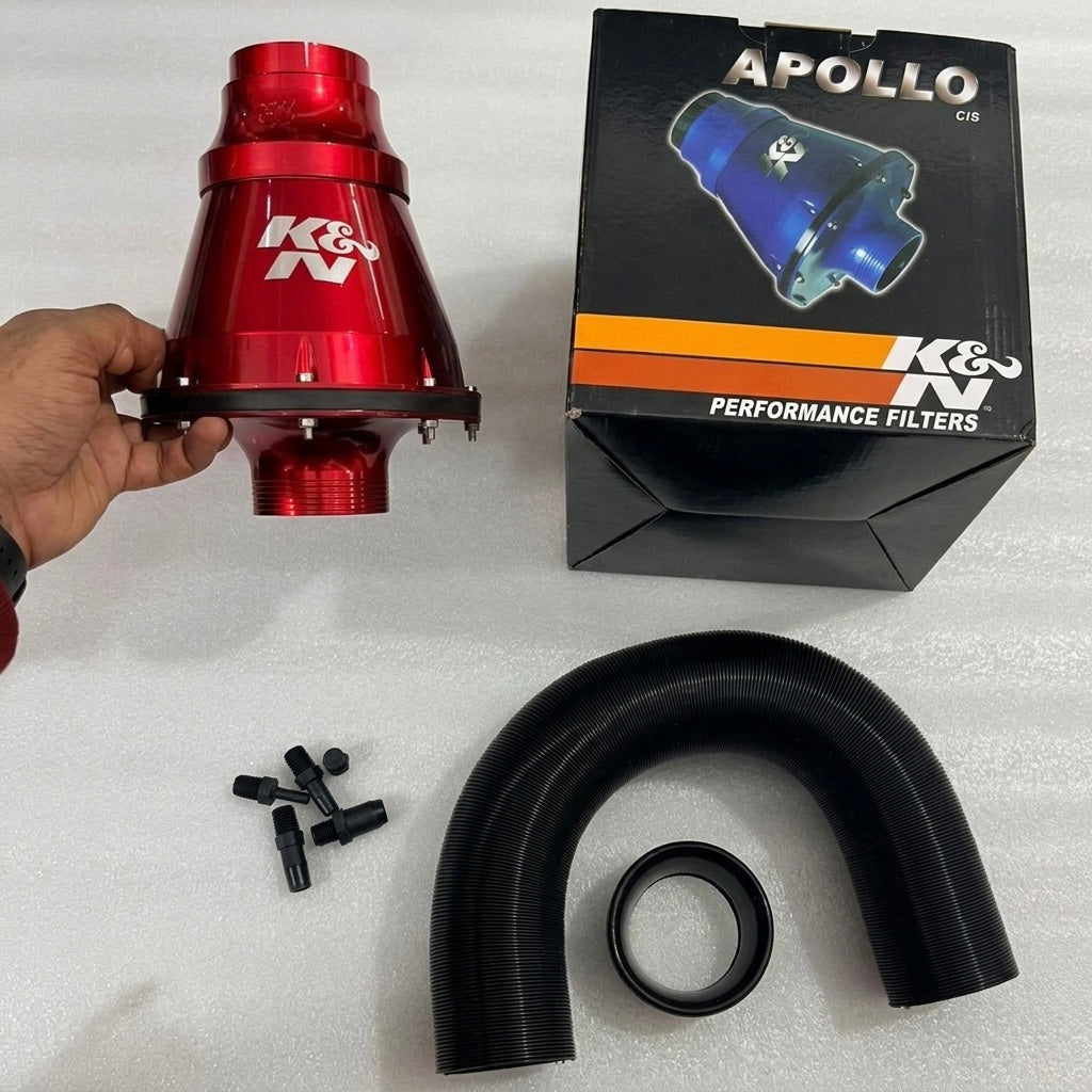 K&N Style Apollo Closed Air Intake System | Performance Air Filter Kit