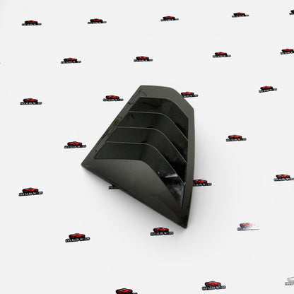 BMW 5 Series G30 Side Window Louvers | Gloss Black Rear Quarter Window Covers