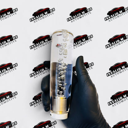 LED Crystal Bubble Gear Shift Knob | Clear Effect | Universal Interior Upgrade