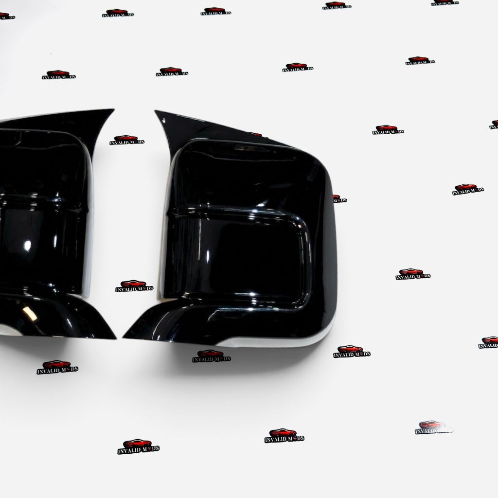 Mahindra Thar Batman Style Side Mirror Covers | Gloss Black ABS