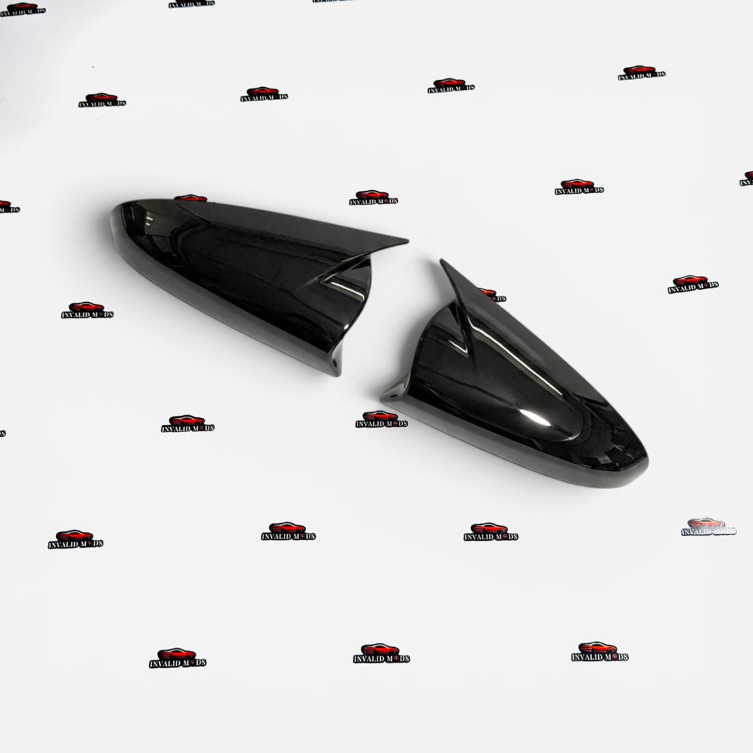 Hyundai i20 MK3 Side Mirror Covers Set of 2 | Gloss Black Mirror Caps | Compatible with 2020+