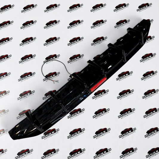 VW Virtus 6-Fin Rear Diffuser with Brake Light