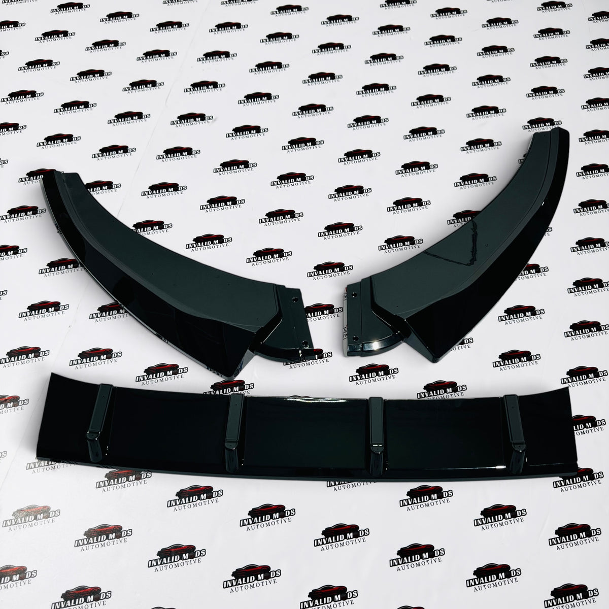 3-Piece Front Splitter for VW Virtus & Skoda Slavia – Aftermarket Body Kit Upgrade