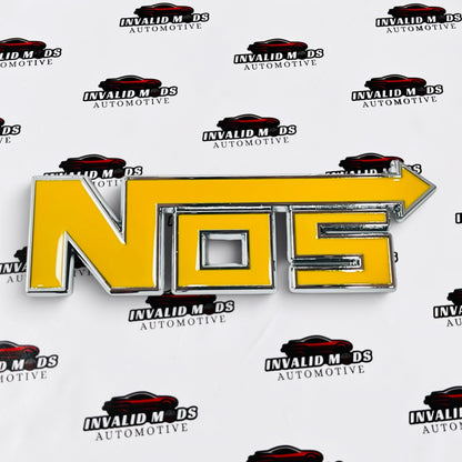 NOS Car Stickers | Sporty Racing Decals for All Cars | Multi-Color Options