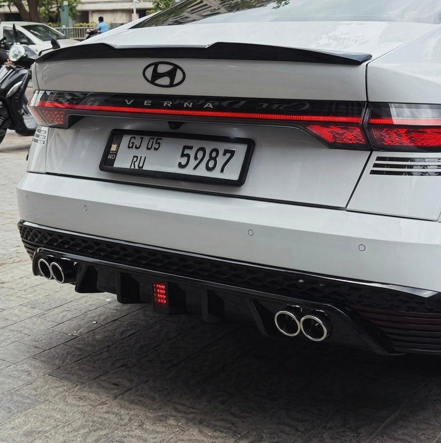 Hyundai Verna Splitter & Diffuser Combo | Sporty Body Kit for (2023 Onwards)