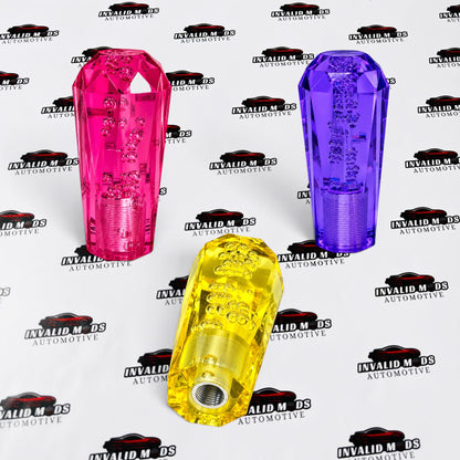 Bubble Crystal Cut Gear Knob Universal | Invalidmods