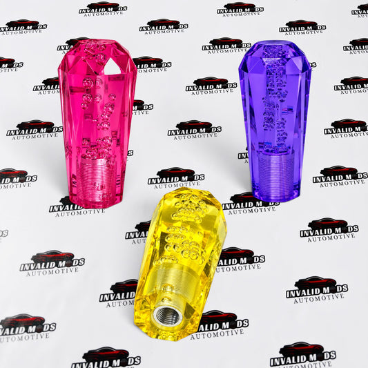 Bubble Crystal Cut Gear Knob Universal | Invalidmods