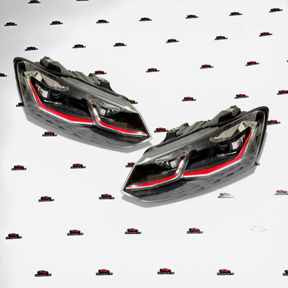 Polo & Vento Golf-Style Projector Headlights | Red Line LED Aftermarket Headlamps