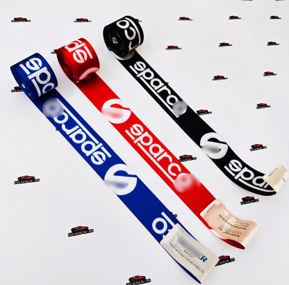 Sparco Automotive Seat Belt Webbing | Premium Polyester High Strength Strap (Universal)