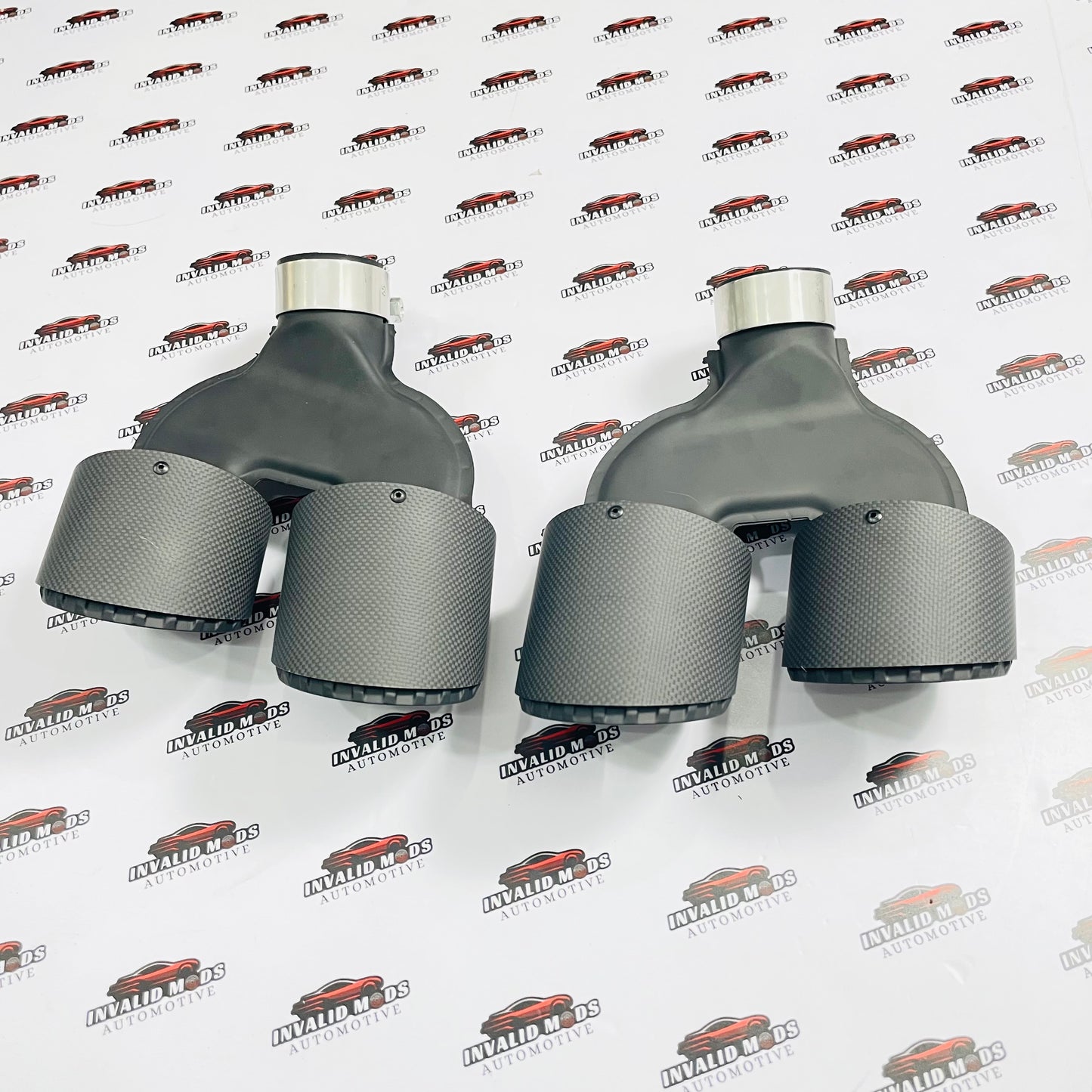 VTEN Premium Dual Exhaust Tips (Pair) for BMW 5 Series G60 & G68 | Imported Stainless Steel Exhaust Upgrade