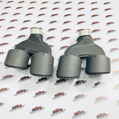 VTEN Premium Dual Exhaust Tips (Pair) for BMW 5 Series G60 & G68 | Imported Stainless Steel Exhaust Upgrade