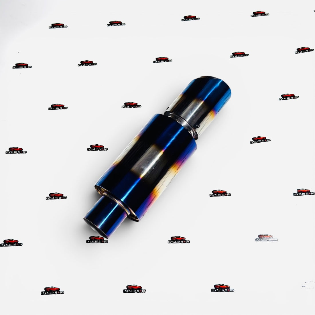 Chrome Finish Exhaust Tip | Burnt Finish | Universal Stainless Steel Performance Exhaust Tip