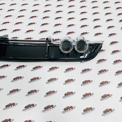 VW Polo Rear Diffuser with Dummy Exhaust Tips | Glossy Black Sport Upgrade for 2014+ Models