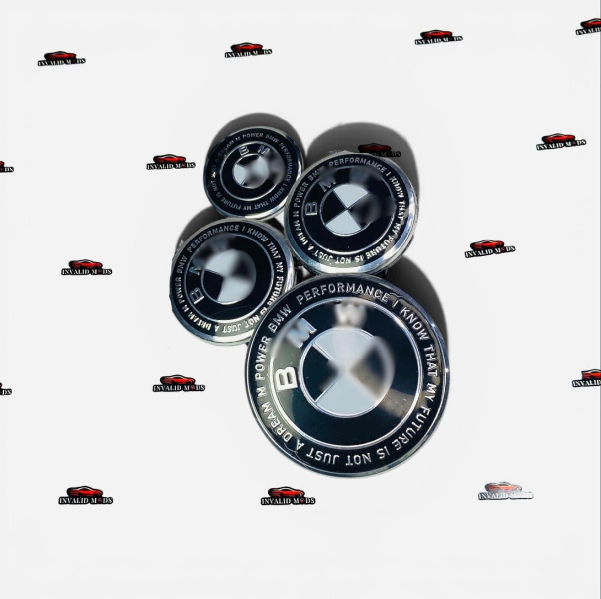 BMW 50th Anniversary Emblems | Set of 7 Replacement Logos