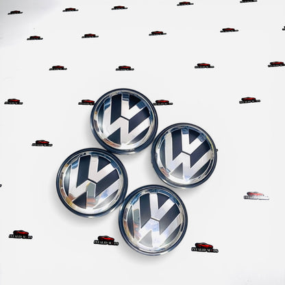 Volkswagen Polo Wheel Center Caps – Premium Set of 4 (High-Quality Replacement)