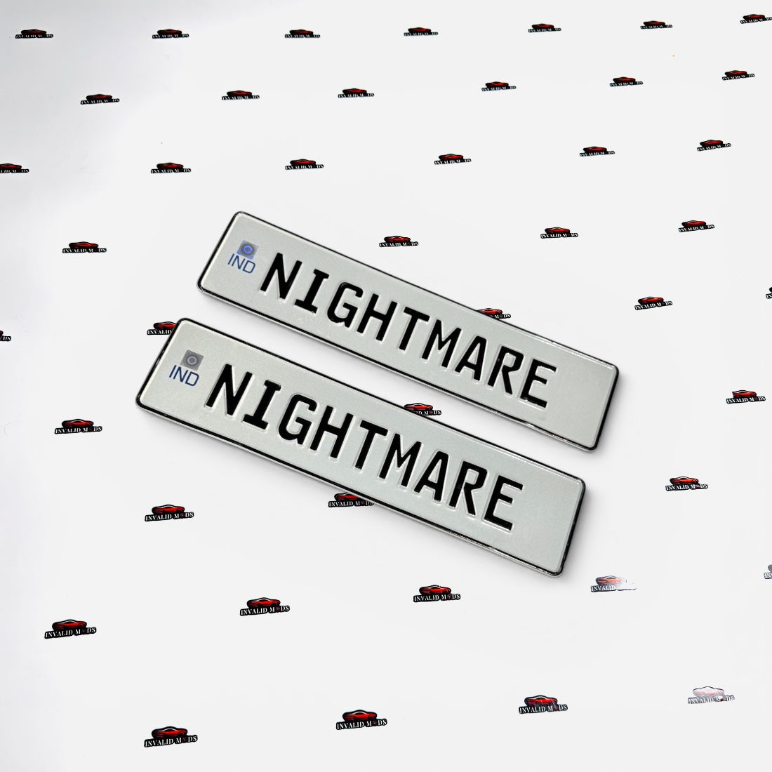 Universal Magnetic Number Plate | Removable Reflective License Plate with Strong Magnetic Mount