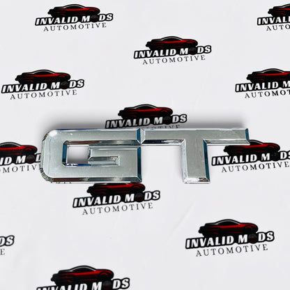 GT Metal Emblem – Big Size | Premium Car Exterior Badge