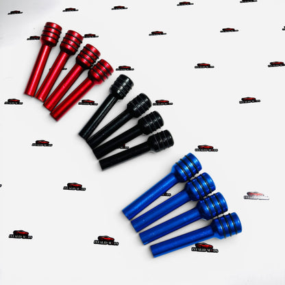 Car Door Lock Knob Pins Set of 4 | Universal Fit Multi-Color Interior Upgrade