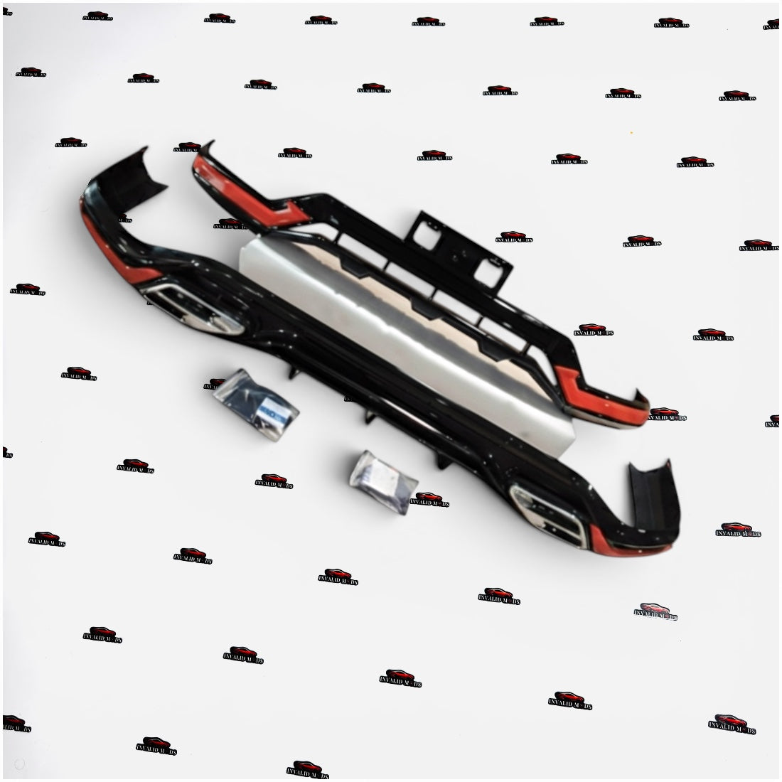 Toyota Fortuner Legender Front & Rear Skirting Kit | Premium ABS Body Kit Upgrade (Aftermarket)
