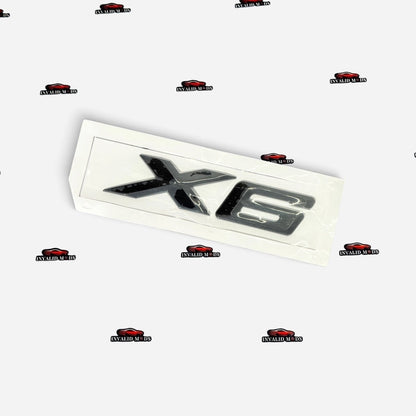 BMW X Series Rear Emblems | OEM Style Badge | Compatible with X1, X2, X3, X4, X5, X6 & X7