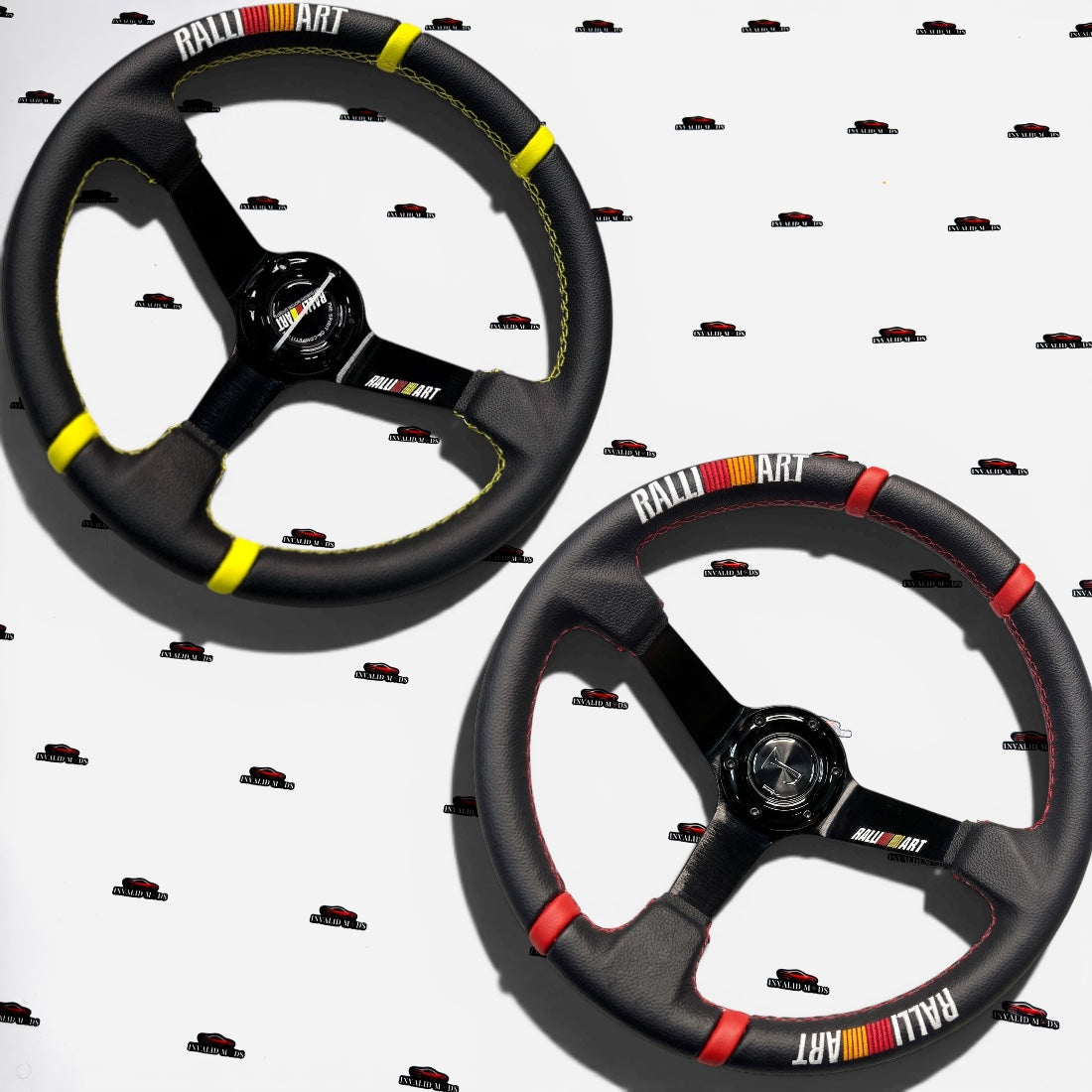 Ralliart 14 Inch Steering Wheel | Universal Racing Sport Wheel
