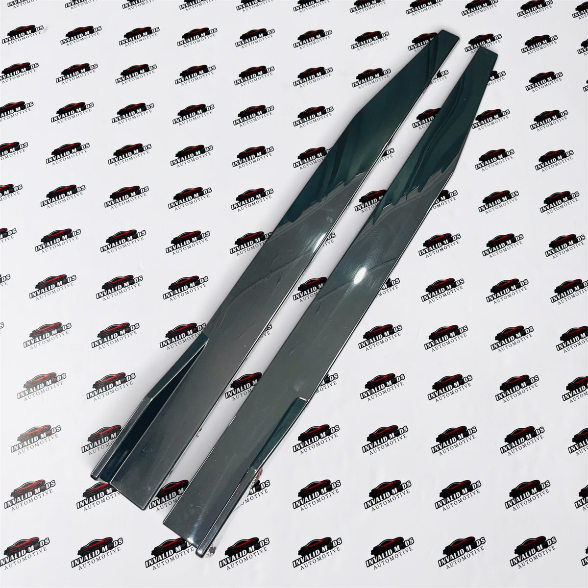 Universal Side Skirts 2Pc | Gloss Black Aerodynamic Car Upgrade