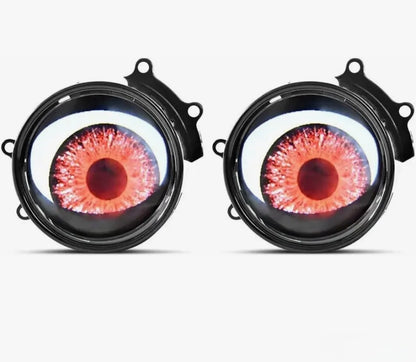 Devil Eye LED Projector Headlights & Fog Lamps – Stylish Automotive Lighting Upgrade