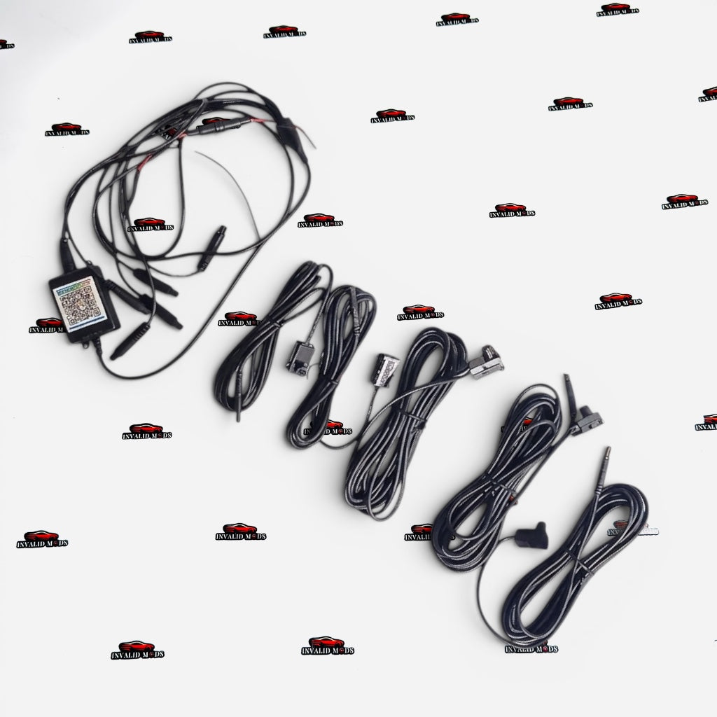CARDI 12V RGB Fiber Ambient Interior Lighting Kit – Bluetooth App Control, Universal Car LED Lighting