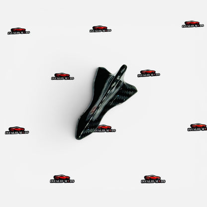 Universal Roof Fins | Gloss Black Roof Vortex Generator | Aftermarket Styling Kit