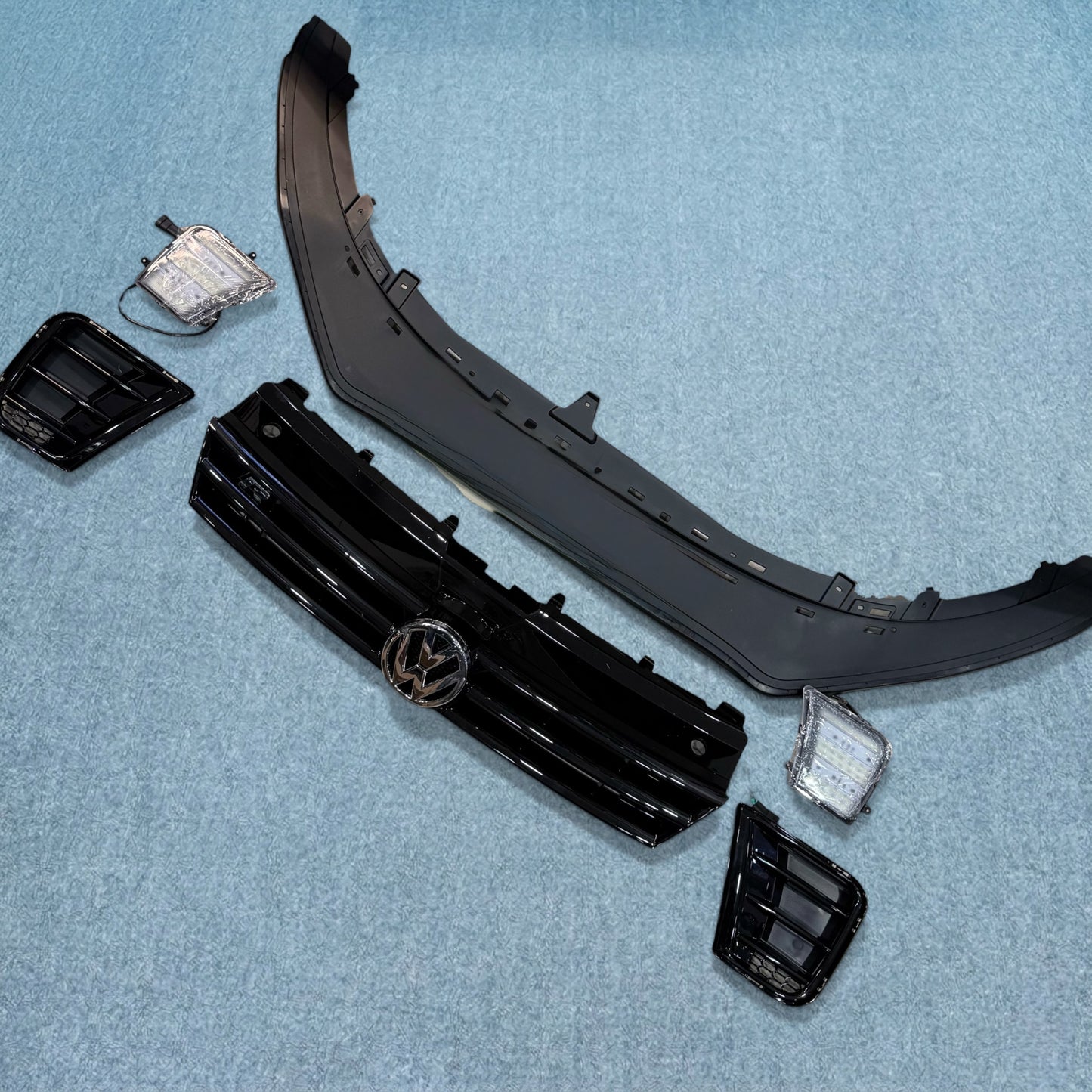Volkswagen Polo & Vento WRC Style Front Bumper Kit with DRL Lights | Aftermarket Upgrade
