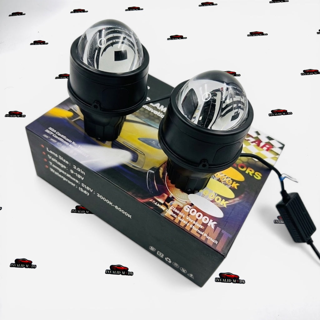 M617 Tri Color Fog Lamps (3 Inch) | High-Visibility Fog Light Upgrade for Better Safety (Universal)