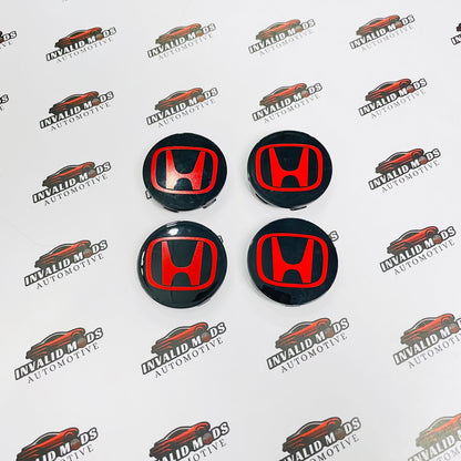 Honda Wheel Center Caps Set of 4 | Outer Diameter 69 mm