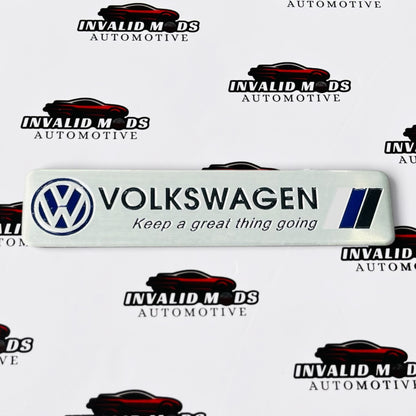 Motor Sports R-Line Sticker with German Flag | Premium Car Decal