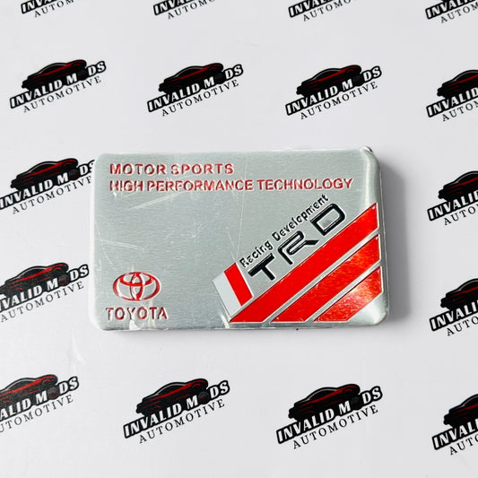 Toyota TRD Racing Development Sticker | Sporty Performance Decal for Cars