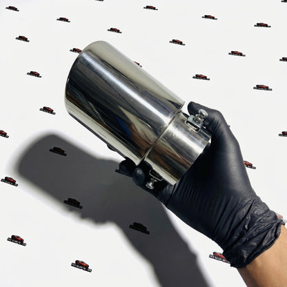 Universal HKS Style Exhaust Tip | Single Tip Stainless Steel Performance Upgrade